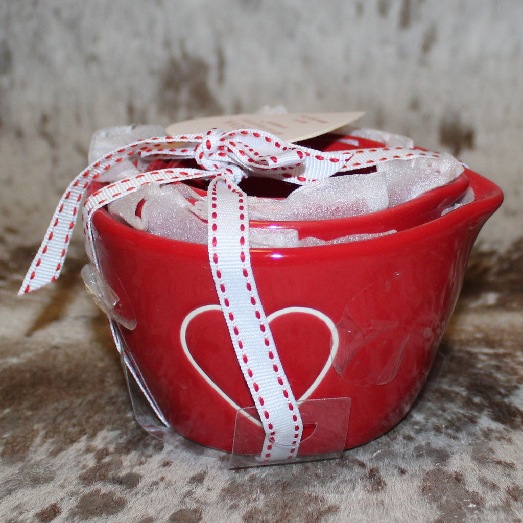 Rae Dunn Heart Red Measuring Cups