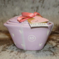 Heart Shaped Pastel Purple Measuring Cup Set with Heart Design