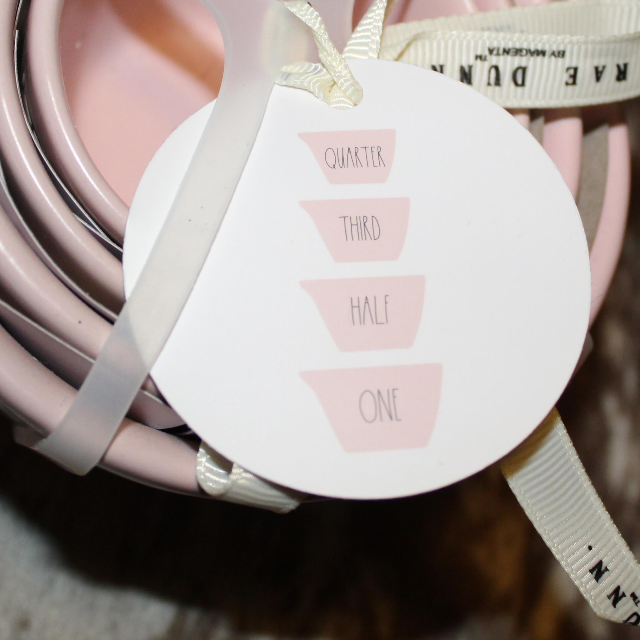 Baby Pink Measuring Cup Set