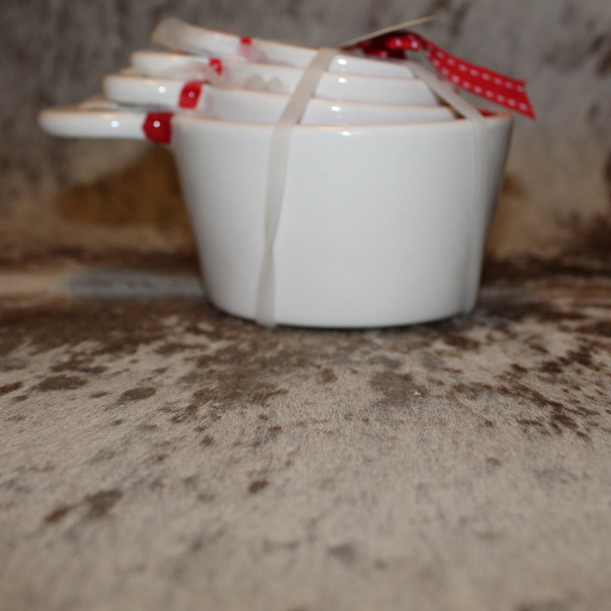 Rae Dunn Snowman Handle Measuring Cup Set
