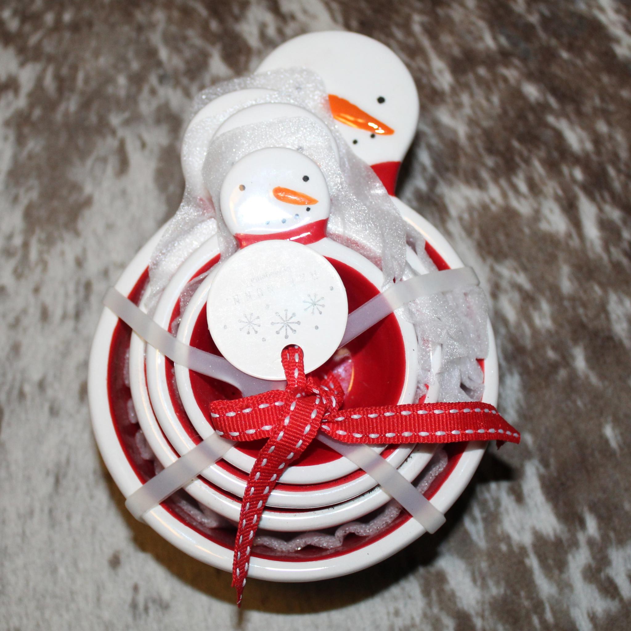 Rae Dunn Snowman Handle Measuring Cup Set