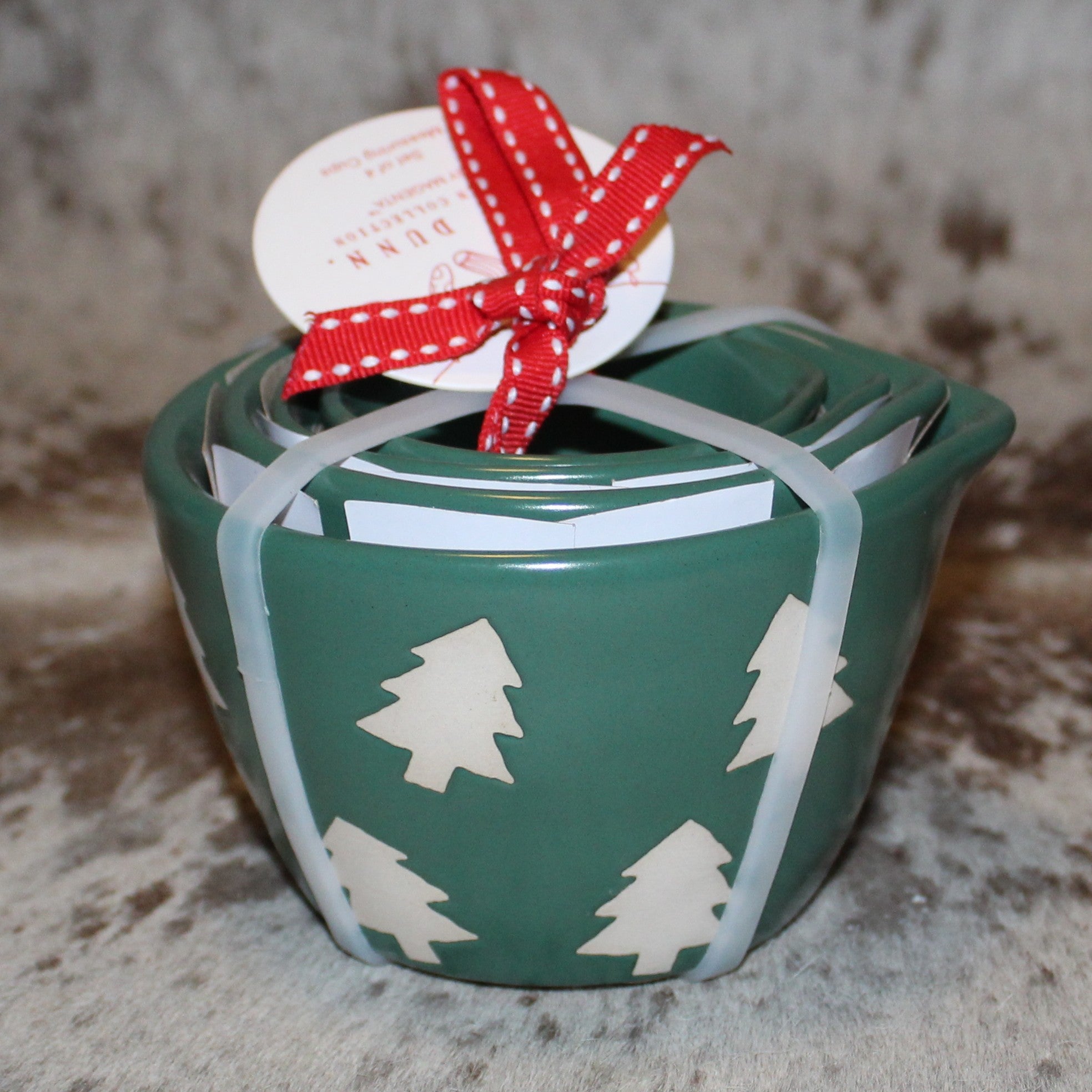 Christmas Tree Green Measuring Cup Set