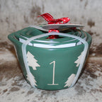 Rae Dunn Christmas Tree Green Measuring Cup Set