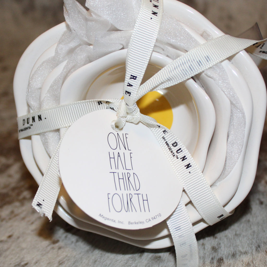 Rae Dunn Egg White Farm Measuring Cups