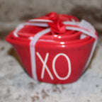 Rae Dunn XO Red Heart Shaped Measuring Cup Set