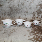 Rae Dunn Snowman White Measuring Cup Set
