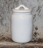 Rae Dunn GUMDROPS White Baby Canister with Flat Lid