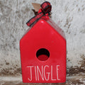 Rae Dunn JINGLE Red Birdhouse