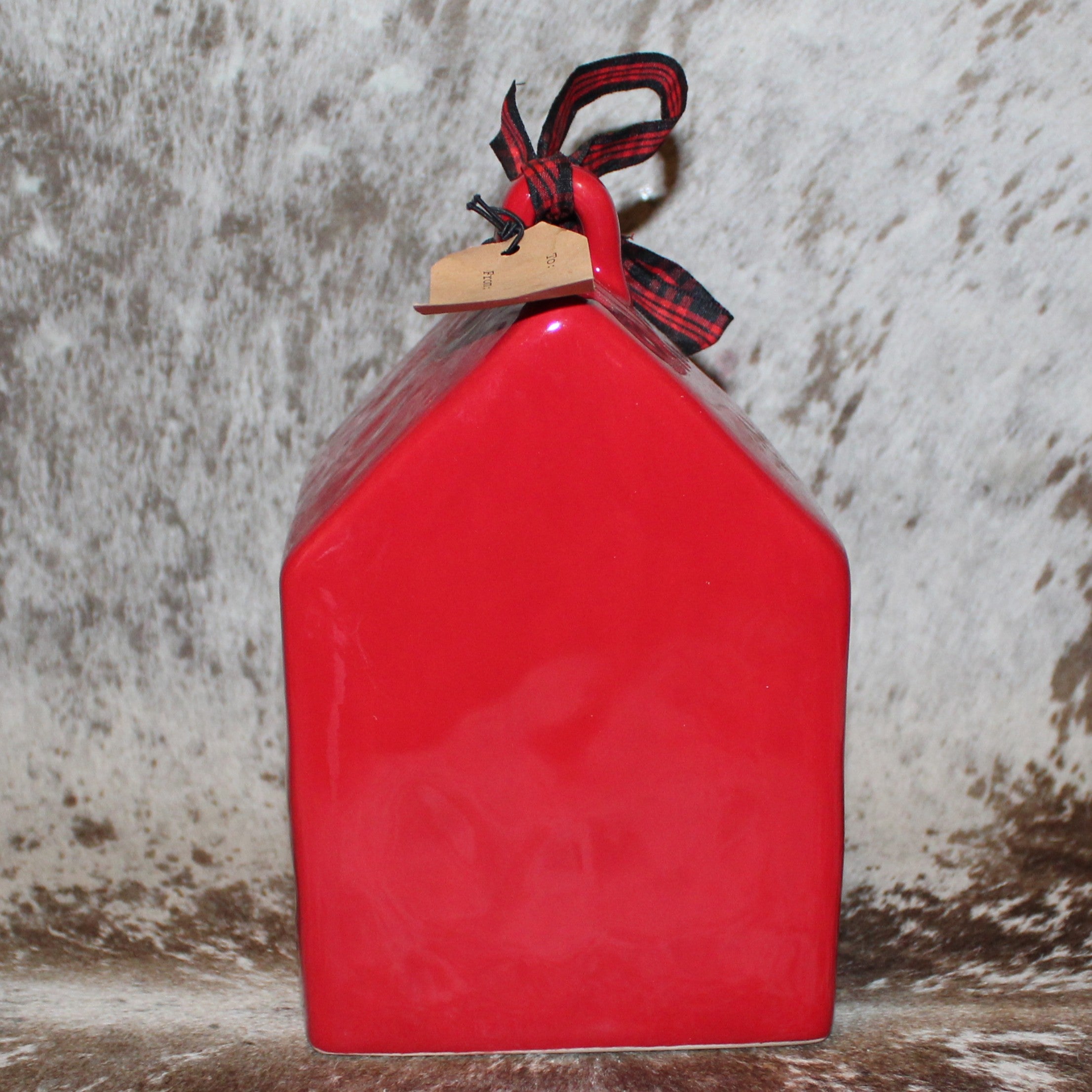 Rae Dunn JINGLE Red Birdhouse