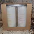 Rae Dunn HOPPITY HIPPITY Led Candle Set of 2