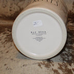Rae Dunn EASTER TREATS Tall White Canister with Baby Blue Lid