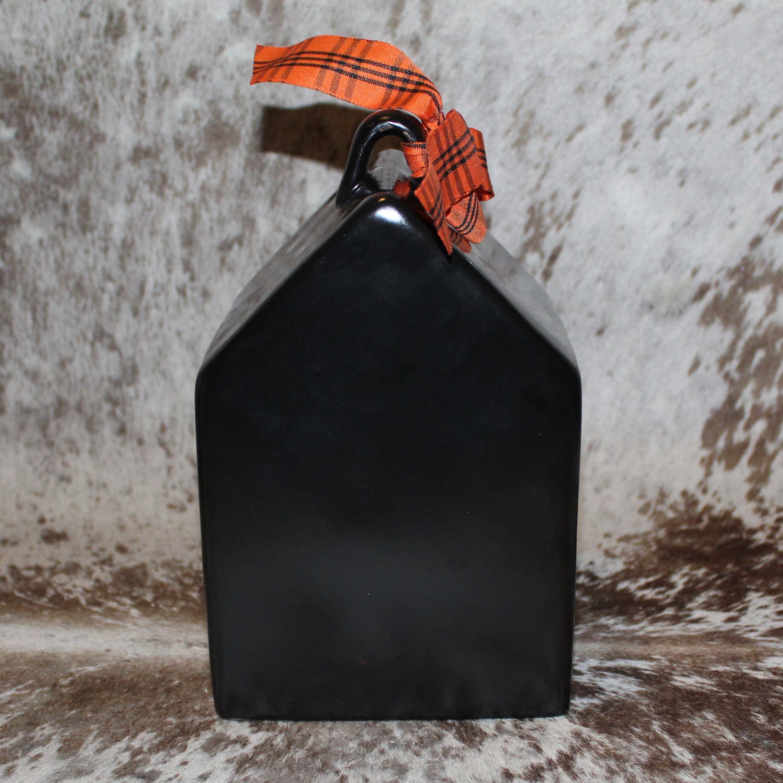 Rae Dunn HAUNTED Black Birdhouse