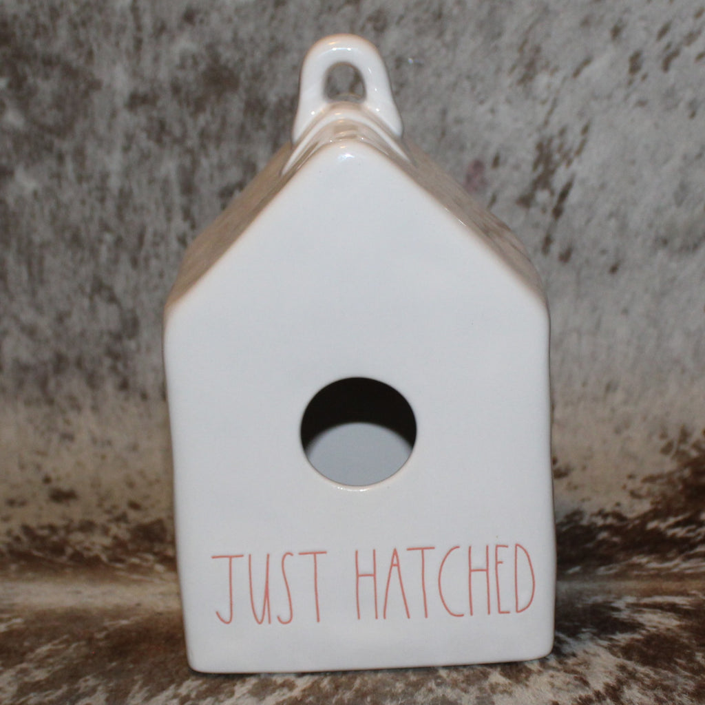 Rae Dunn JUST HATCHED White Birdhouse