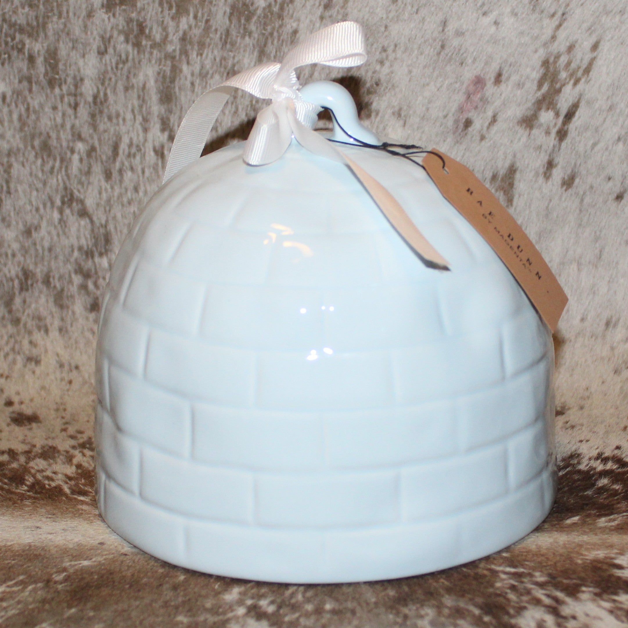 Rae Dunn WINTER WONDERLAND Baby Blue Igloo Birdhouse