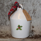 Rae Dunn JOY White Birdhouse with Holly on Back