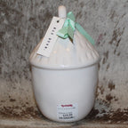 Rae Dunn KNOCK Nut Shaped White Birdhouse