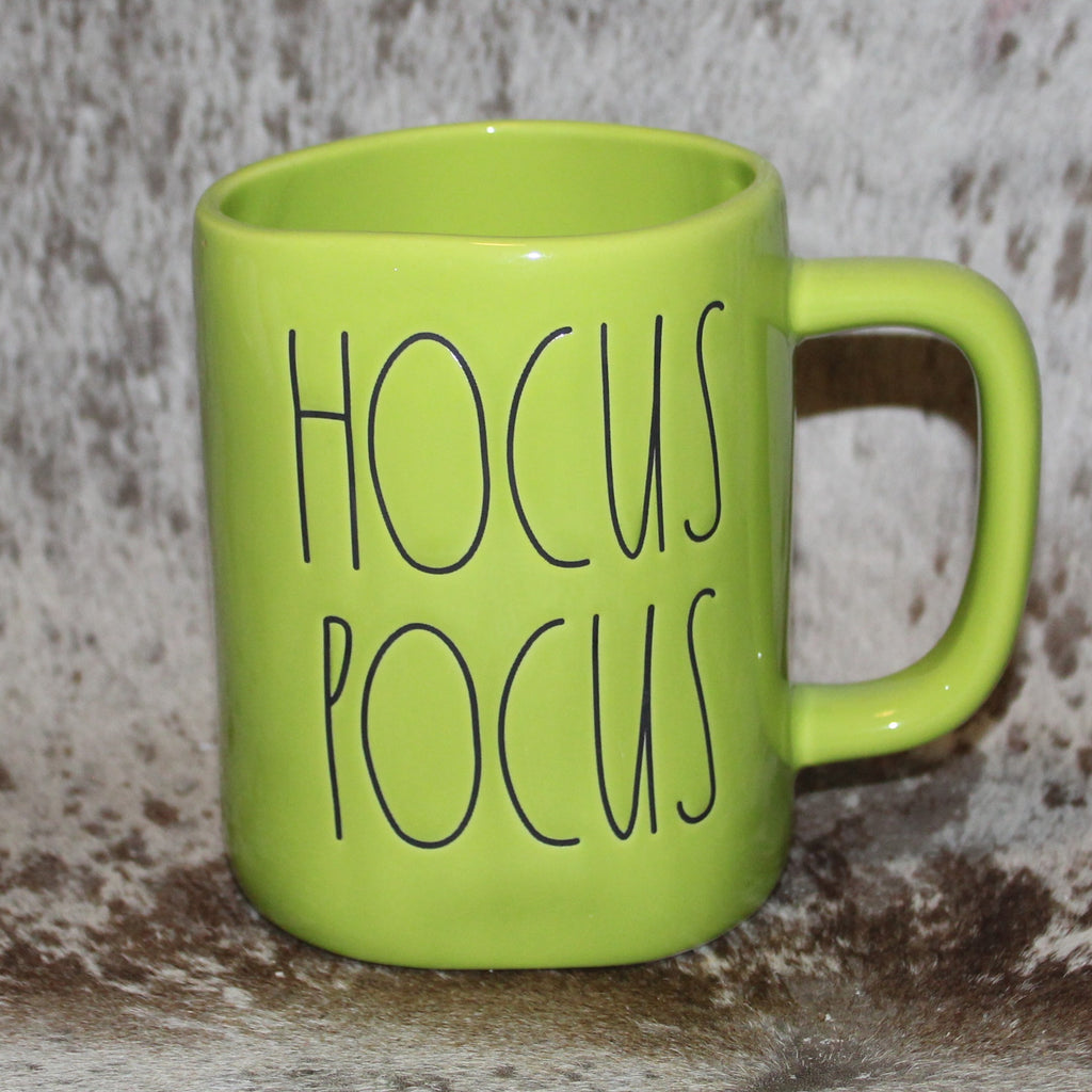 Rae Dunn HOCUS POCUS Green Mug