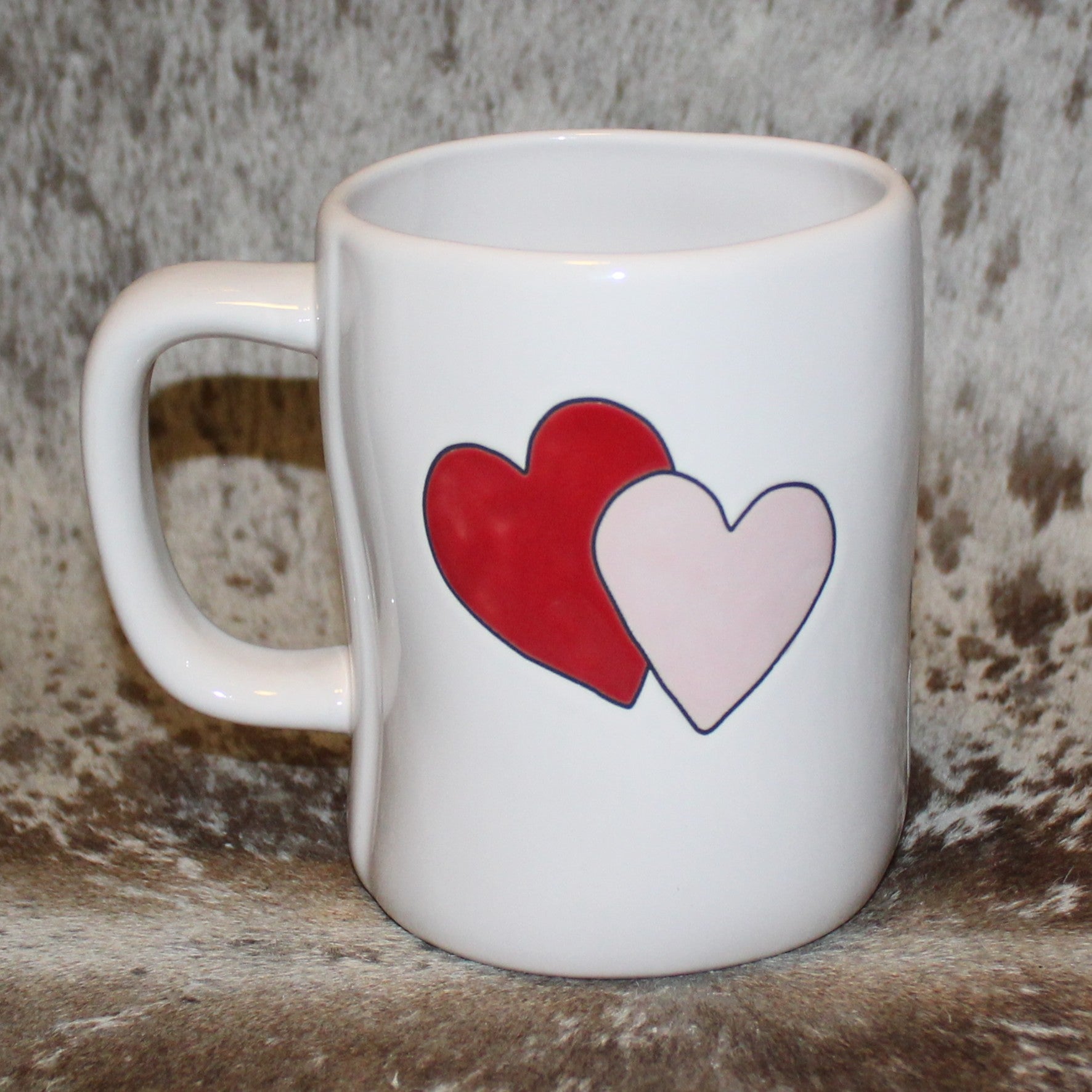 Rae Dunn CRACY IN LOVE White Mug