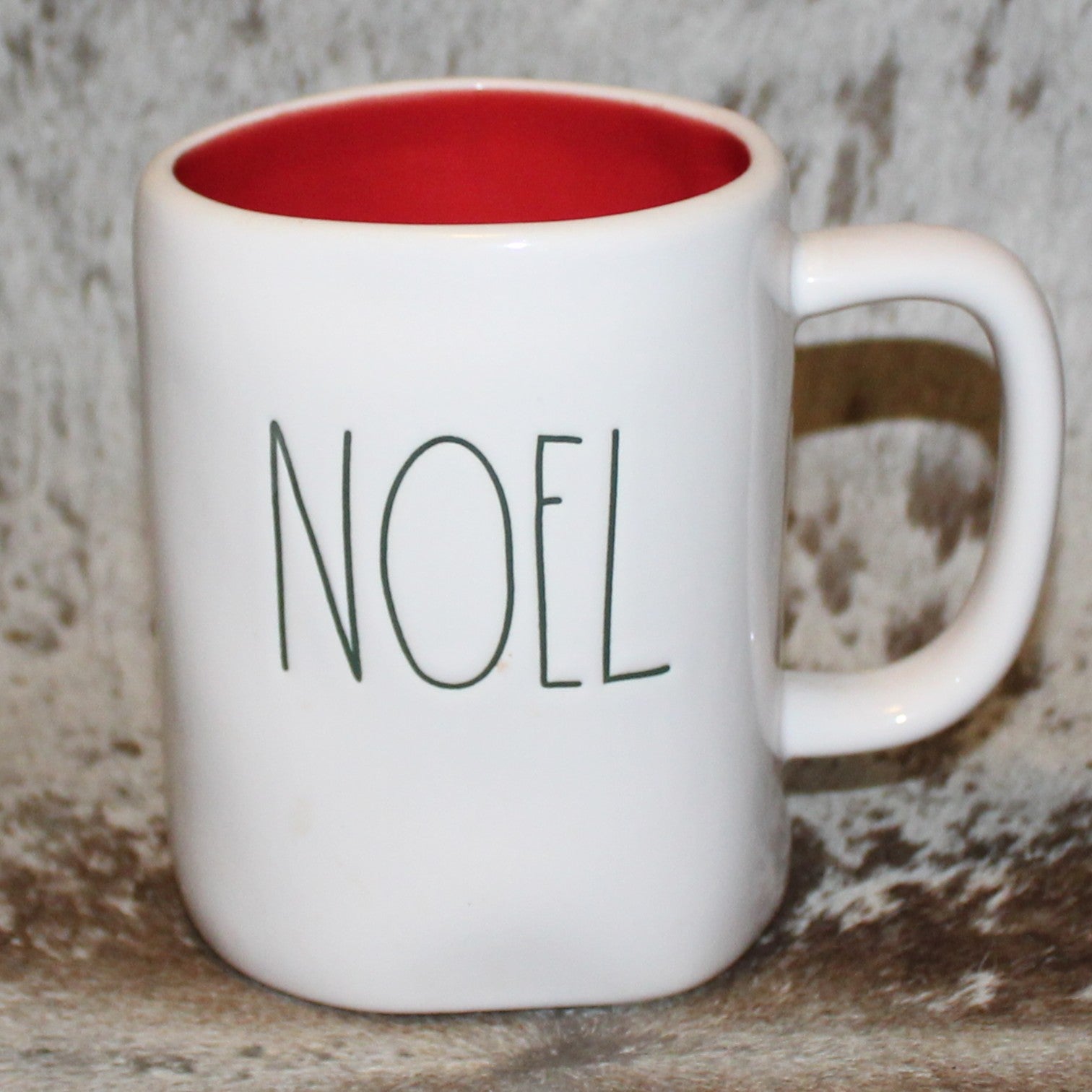 Rae Dunn NOEL White Mug
