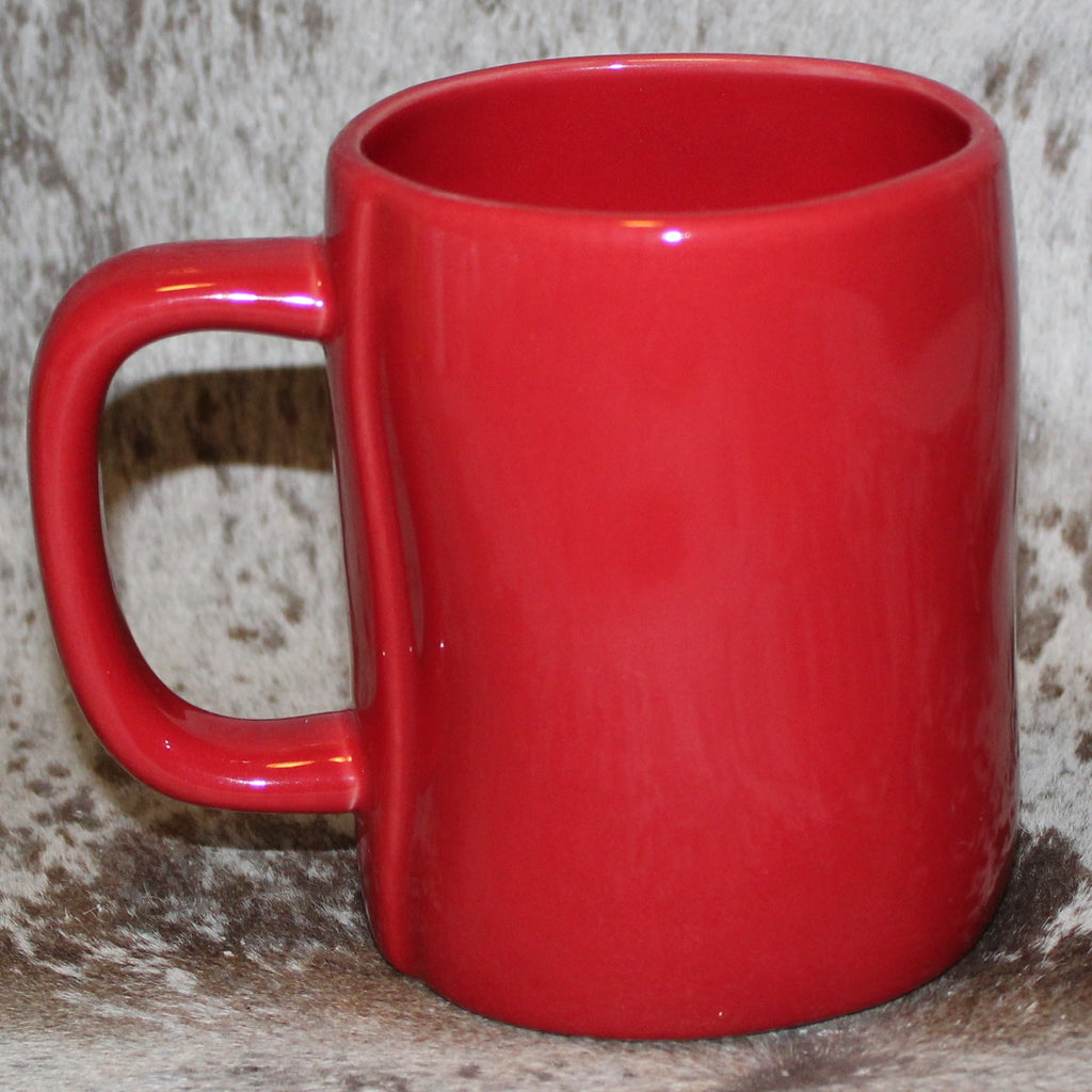Rae Dunn APPLE CIDER Red Mug