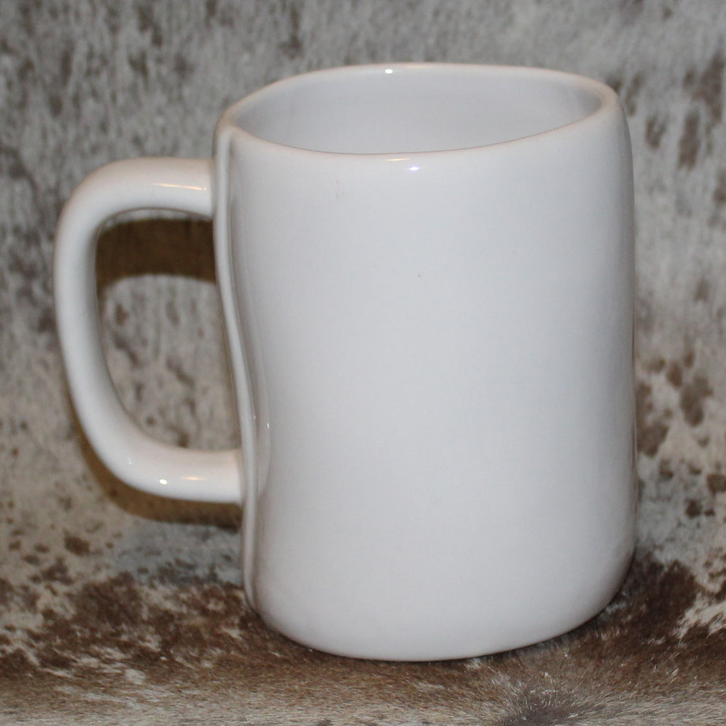 Rae Dunn BE FIERCE White Mug