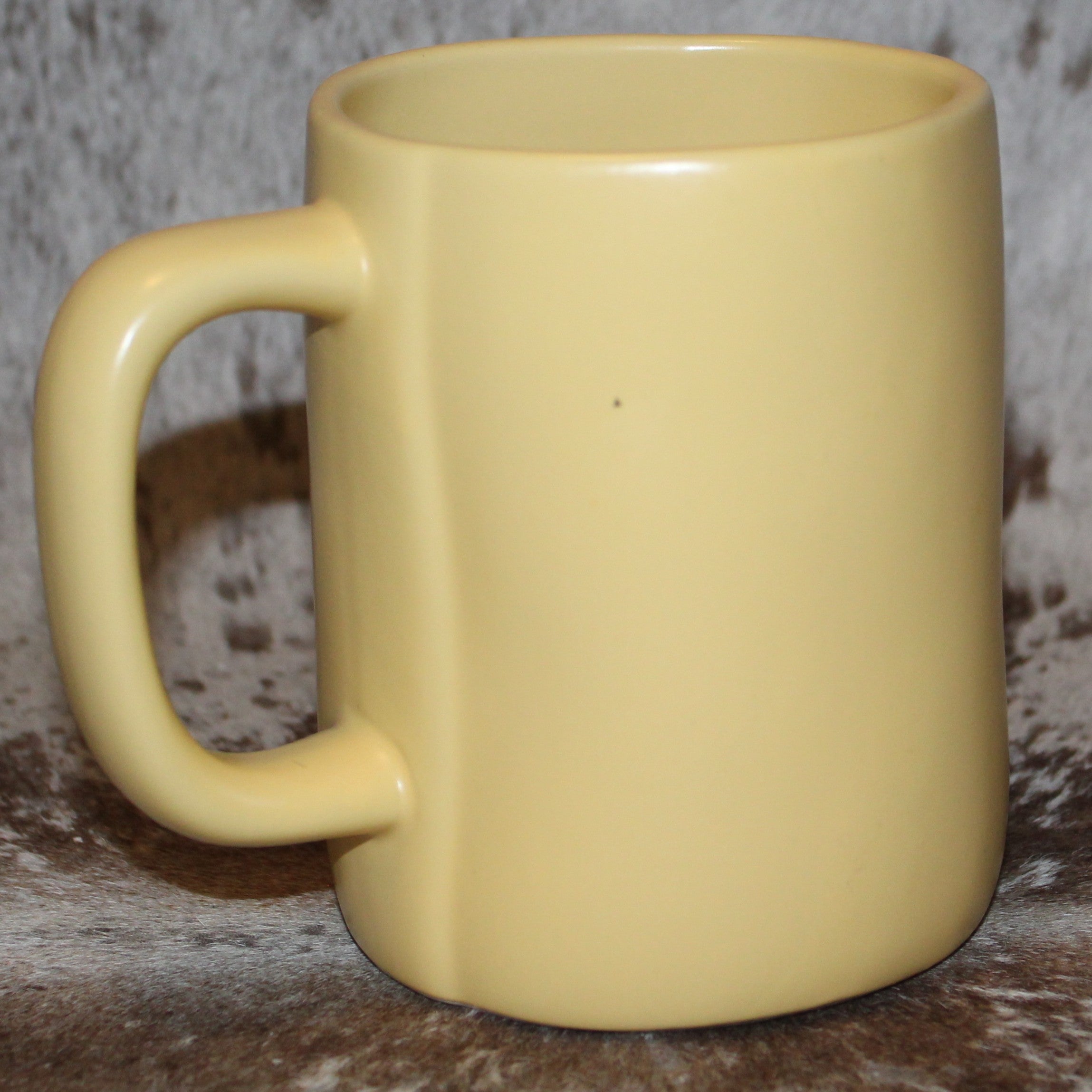 Rae Dunn THAT'S ALL YOLKS YELLOW Mug