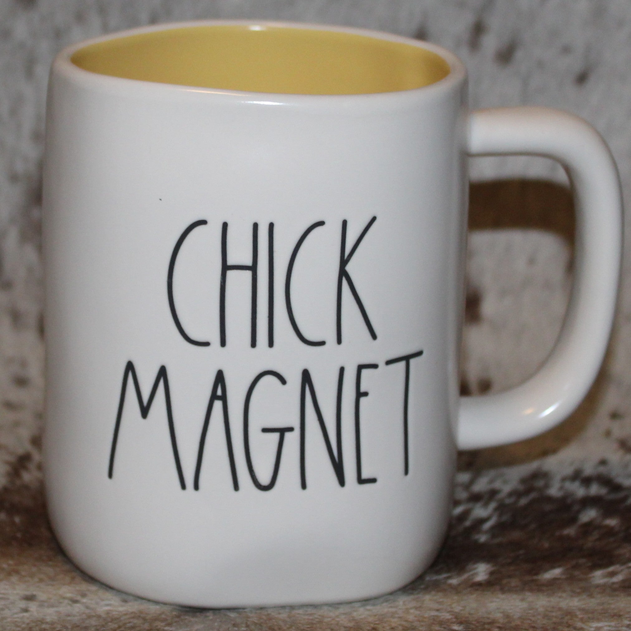 Rae Dunn CHICK MAGNET White Mug