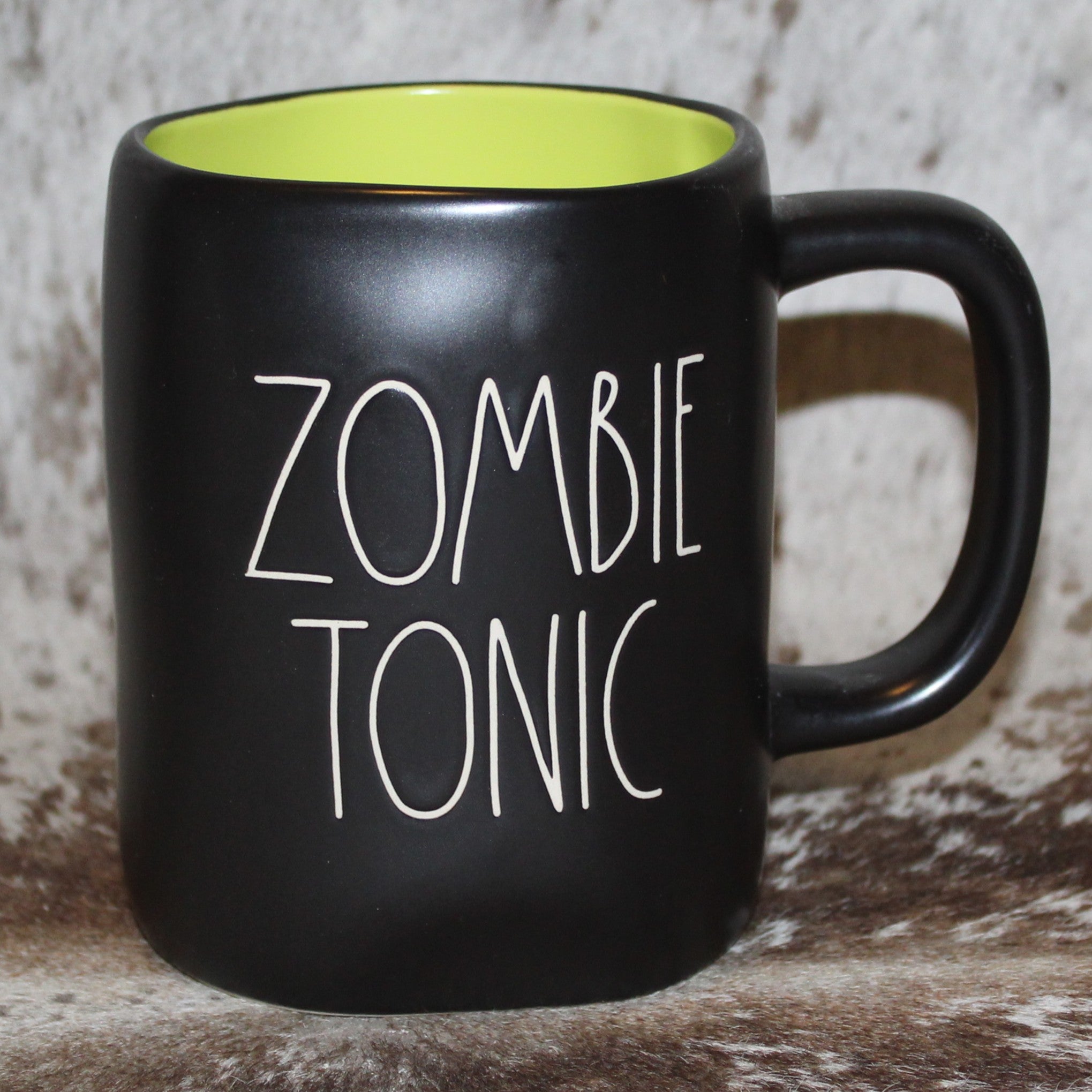 Rae Dunn ZOMBIE TONIC Black Mug