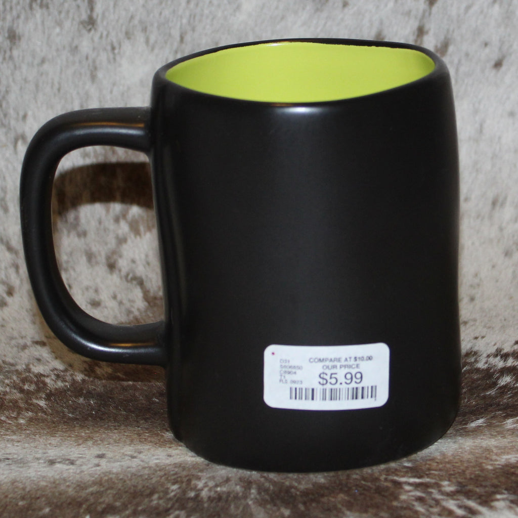Rae Dunn ZOMBIE TONIC Black Mug