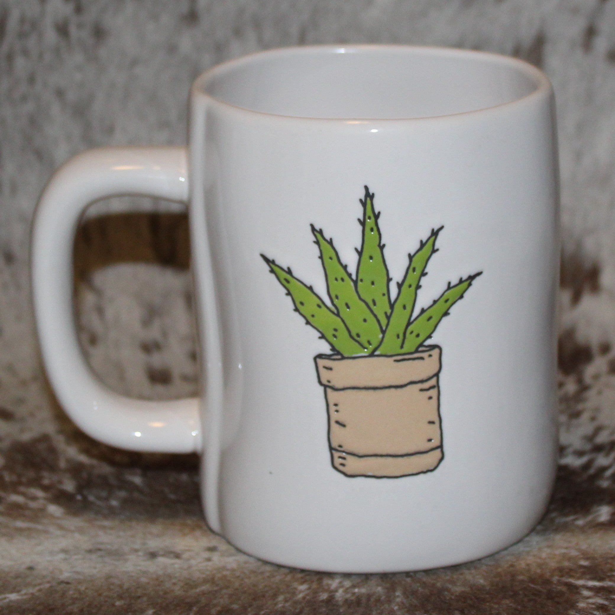 Rae Dunn PLANT MOM White Mug