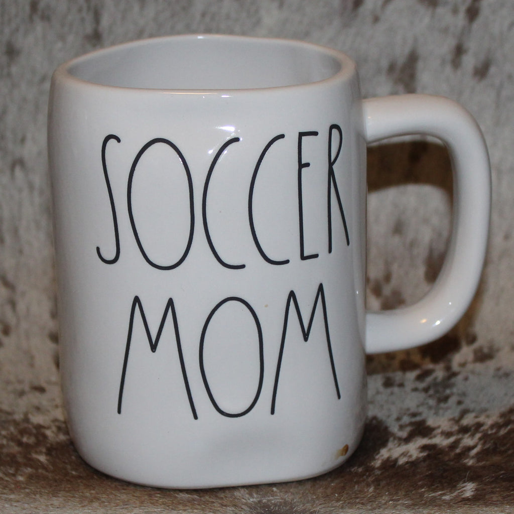 Rae Dunn SOCCER MOM White Mug