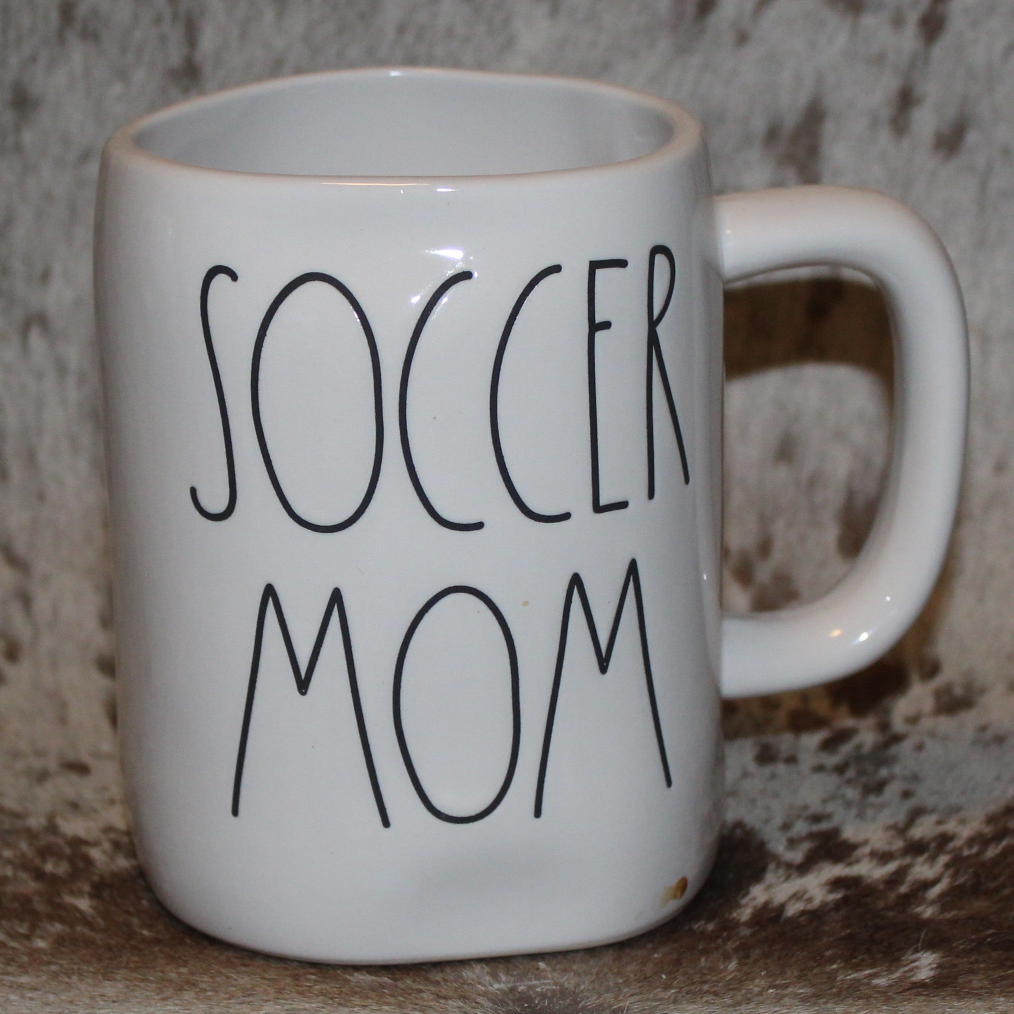 Rae Dunn SOCCER MOM White Mug