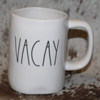 Rae Dunn VACAY White Mug