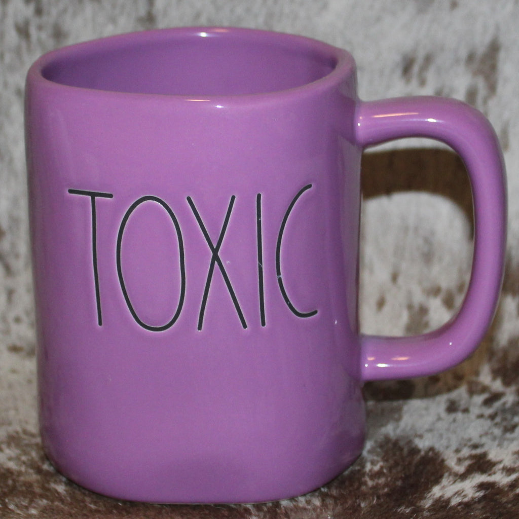 Rae Dunn TOXIC Purple Mug