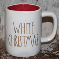 Rae Dunn WHITE CHRISTMAS White Mug