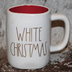 Rae Dunn WHITE CHRISTMAS White Mug