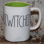 Rae Dunn BEWITCHED White Mug