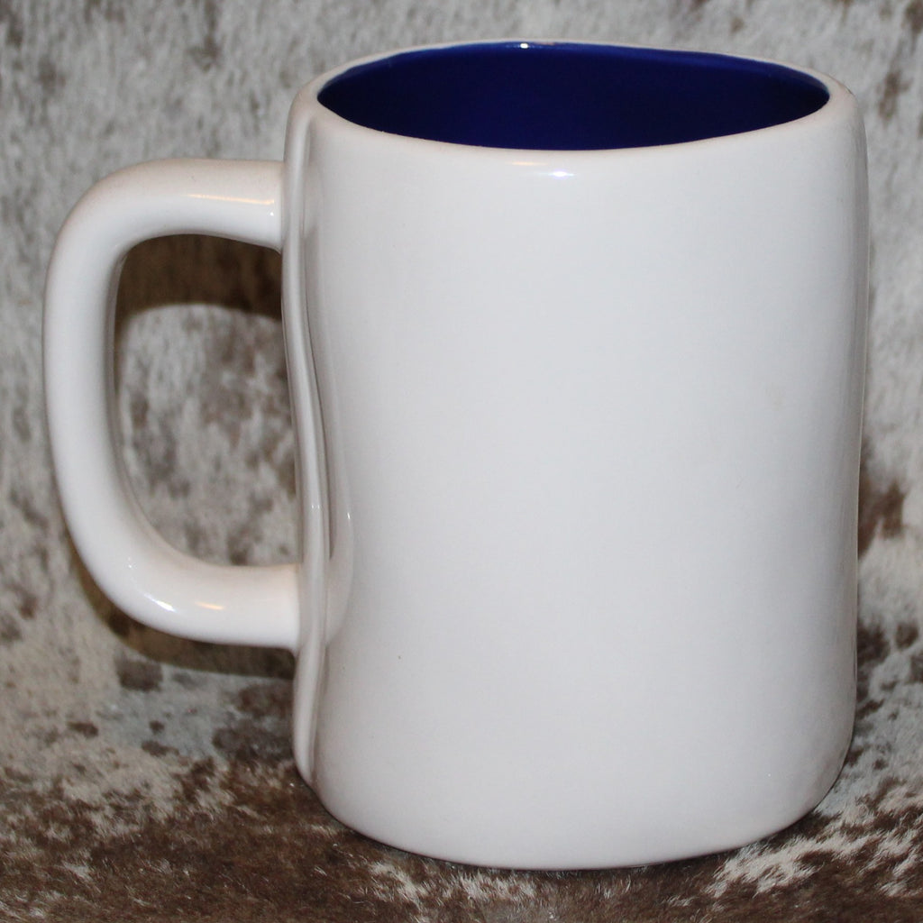 Rae Dunn HIS White Mug