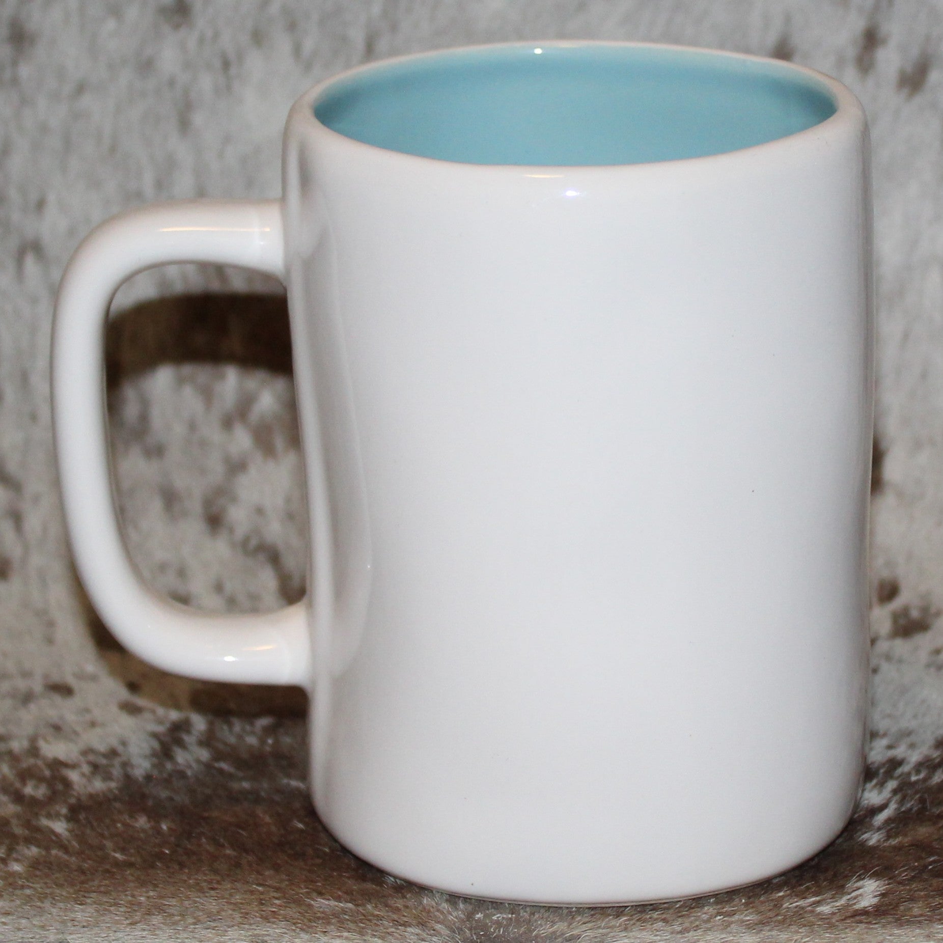 Rae Dunn PURR White Mug