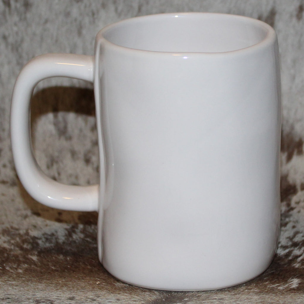 Rae Dunn STUD White Mug