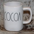 Rae Dunn COCOA White Mug