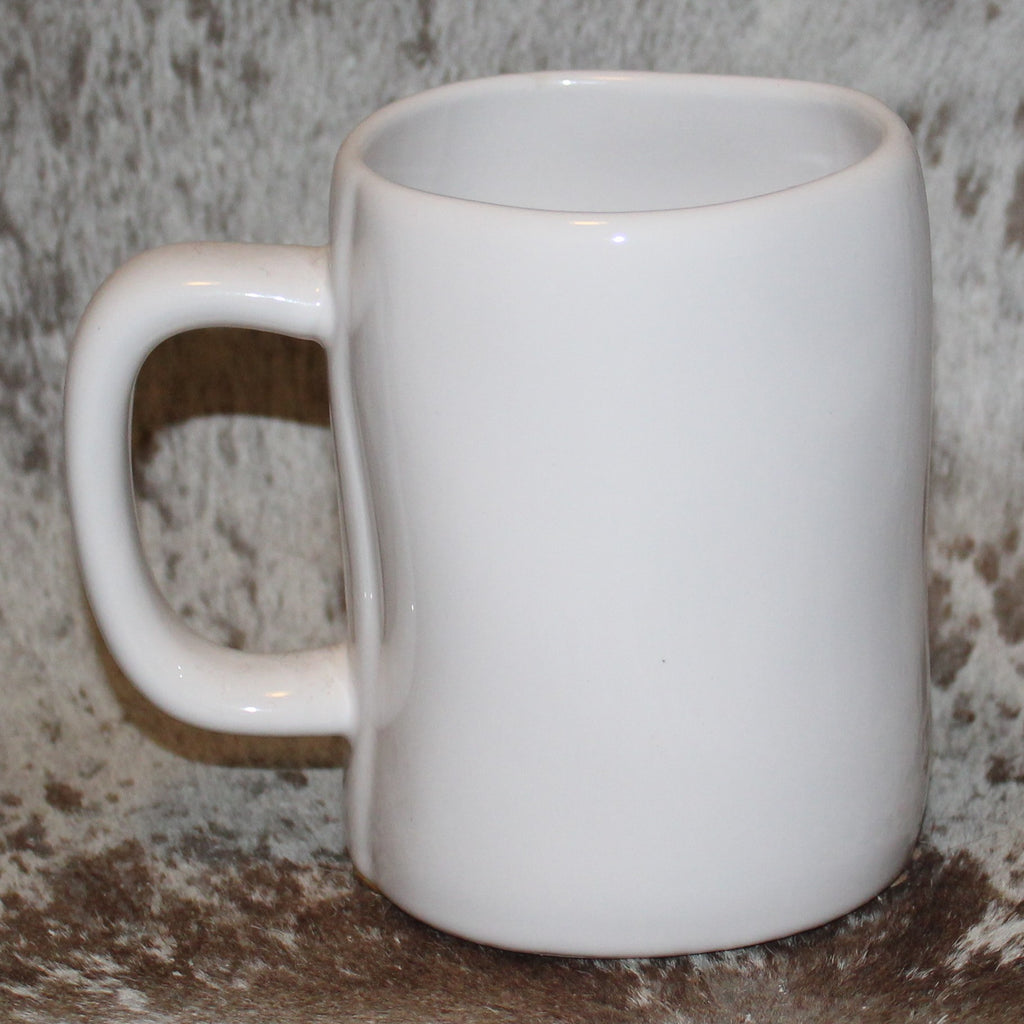 Rae Dunn COCOA White Mug