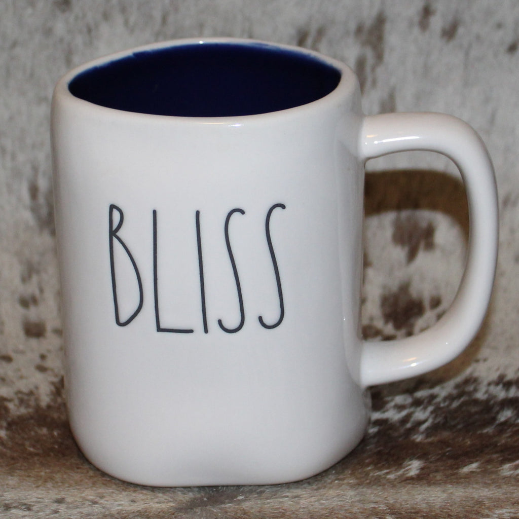 Rae Dunn BLISS White Mug