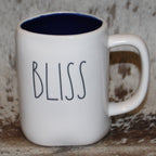 Rae Dunn BLISS White Mug