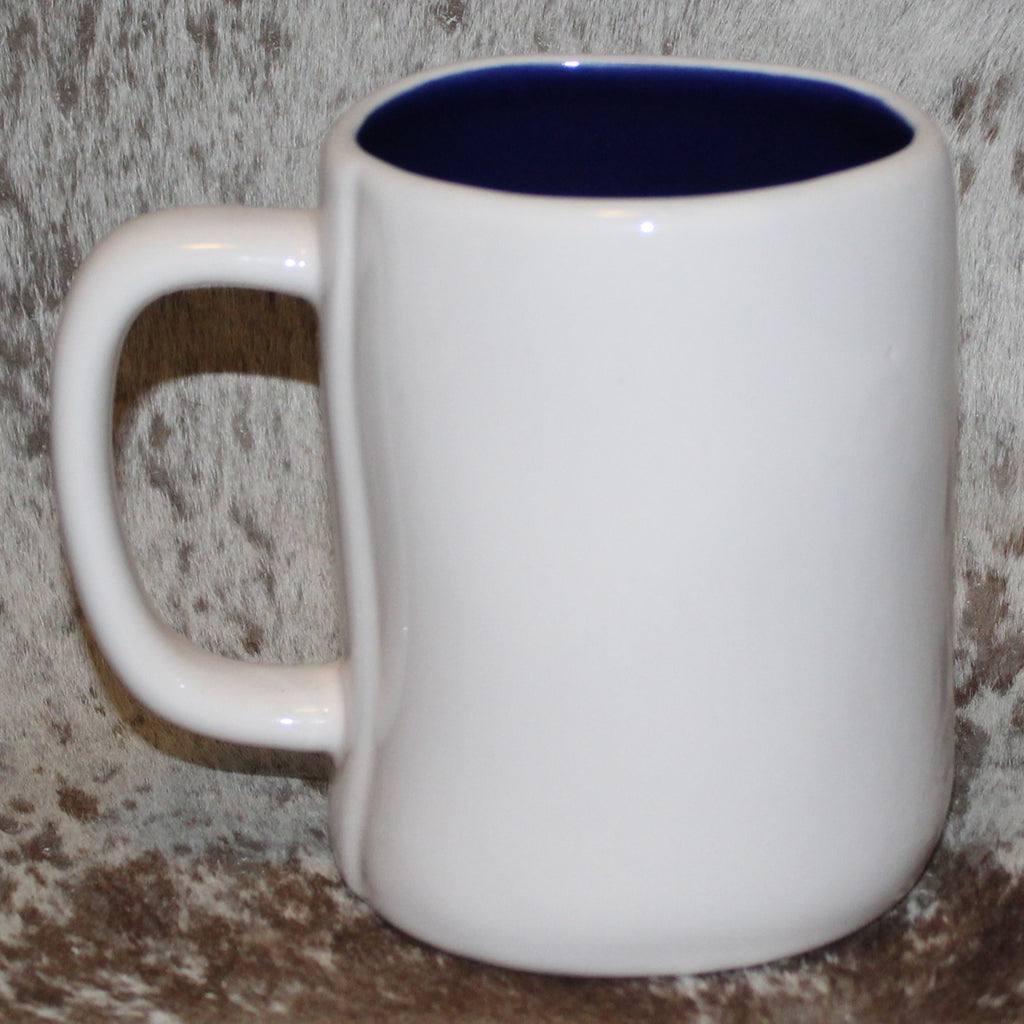 Rae Dunn BLISS White Mug