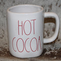 Rae Dunn HOT COCOA White Mug
