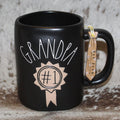 Rae Dunn GRANDPA #1 Black Mug