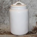 Rae Dunn Heart White Large Canister
