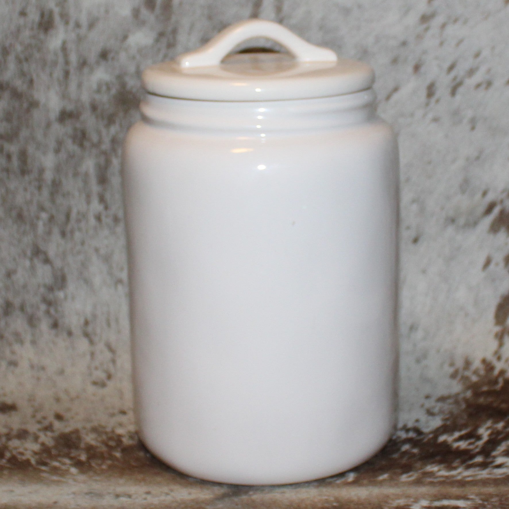 Rae Dunn Heart White Large Canister