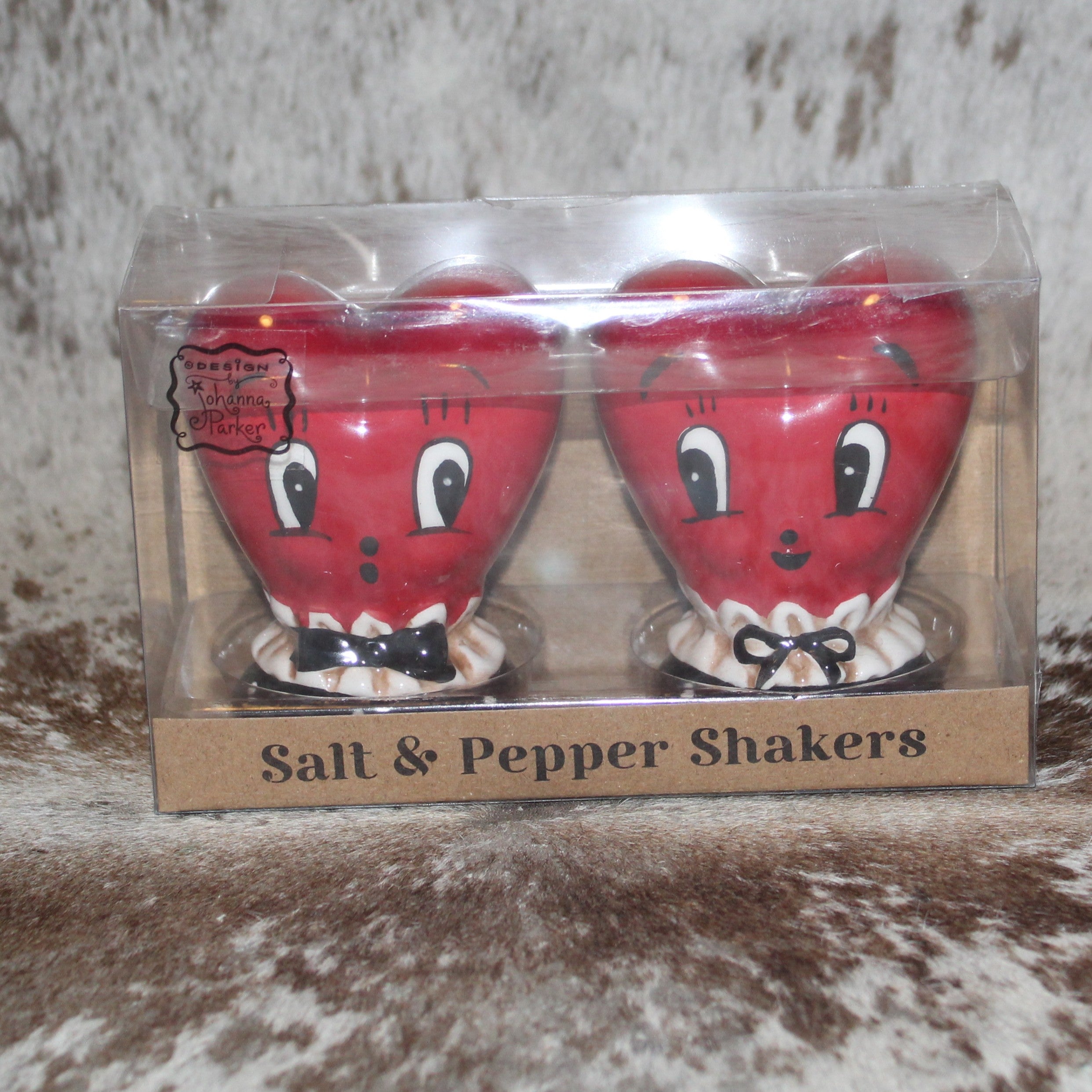 Johanna Parker Heart Salt and Pepper Shakers